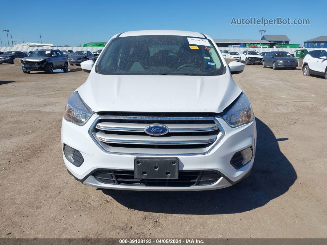 2019 Ford Escape Se White vin: 1FMCU9G95KUB14870