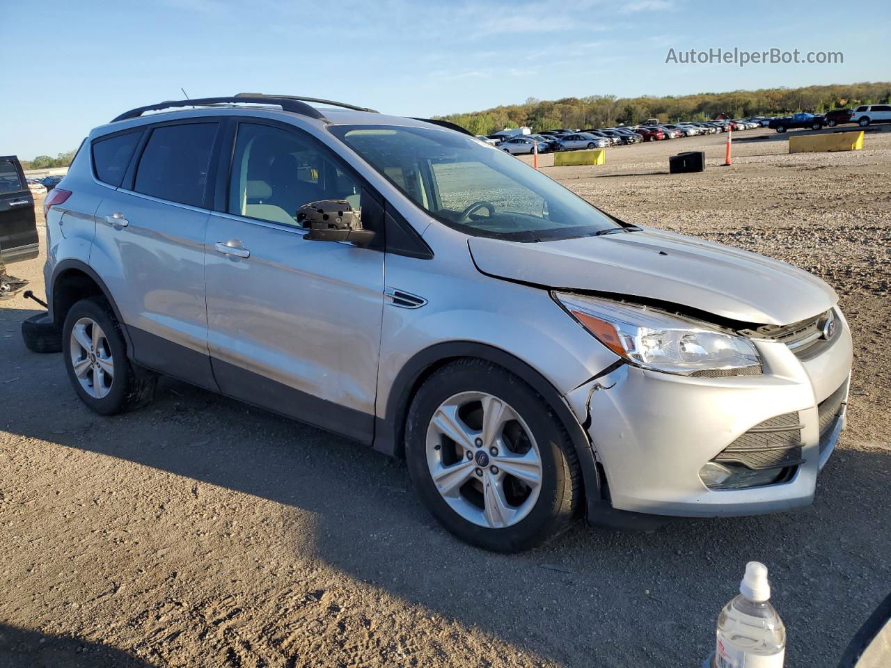 2013 Ford Escape Se Silver vin: 1FMCU9G96DUC95562