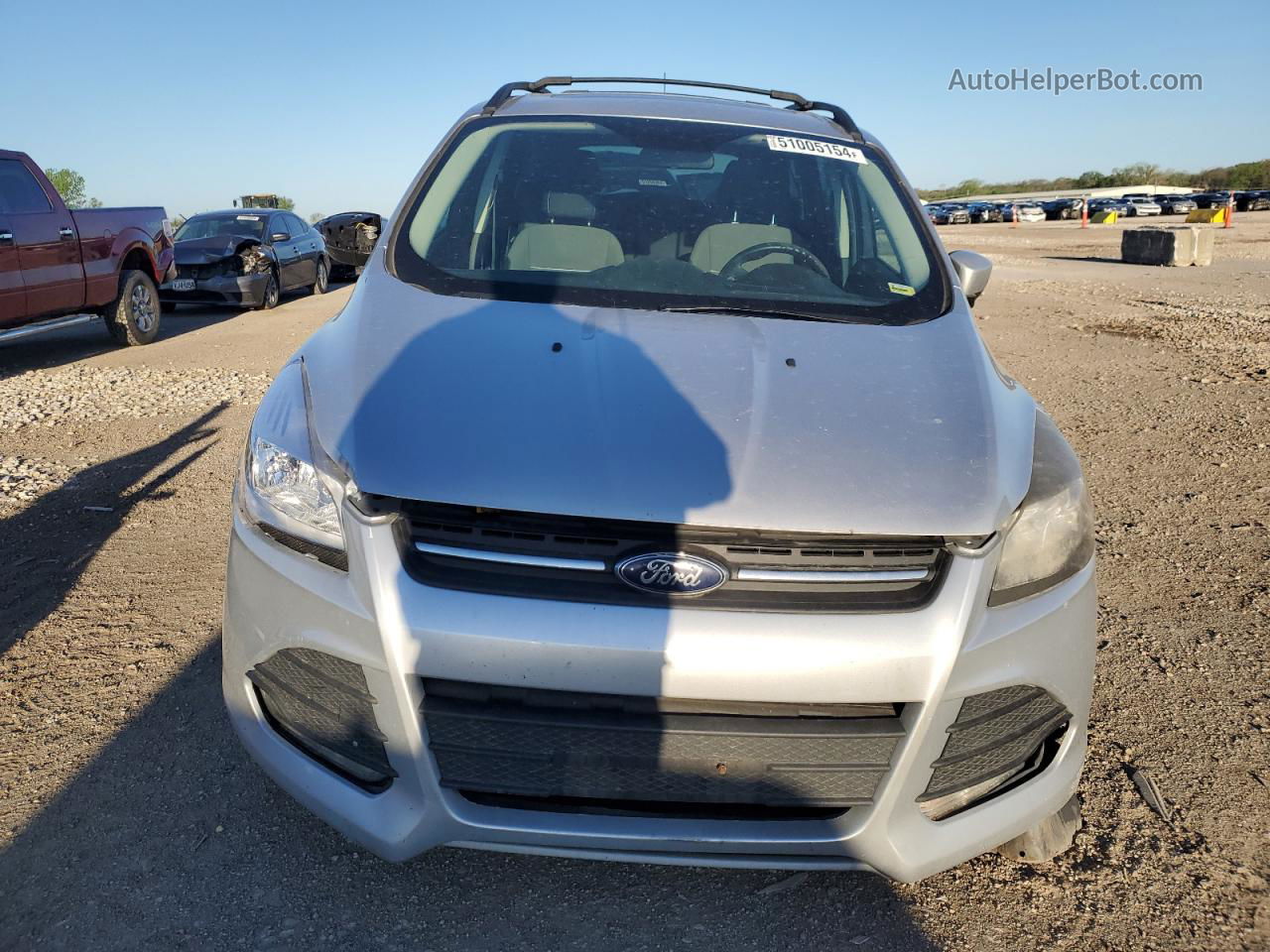 2013 Ford Escape Se Silver vin: 1FMCU9G96DUC95562