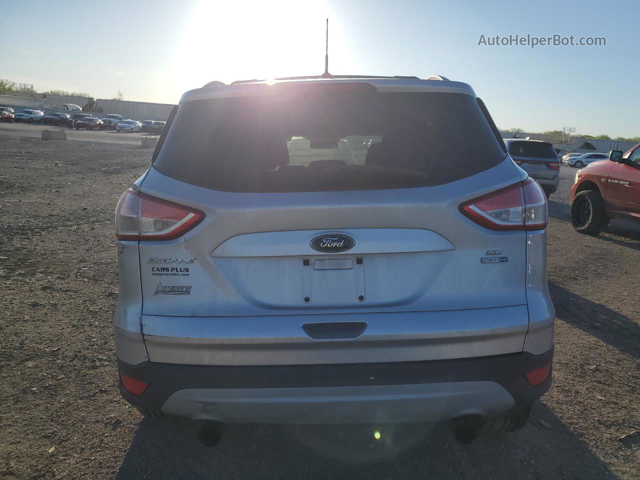 2013 Ford Escape Se Silver vin: 1FMCU9G96DUC95562