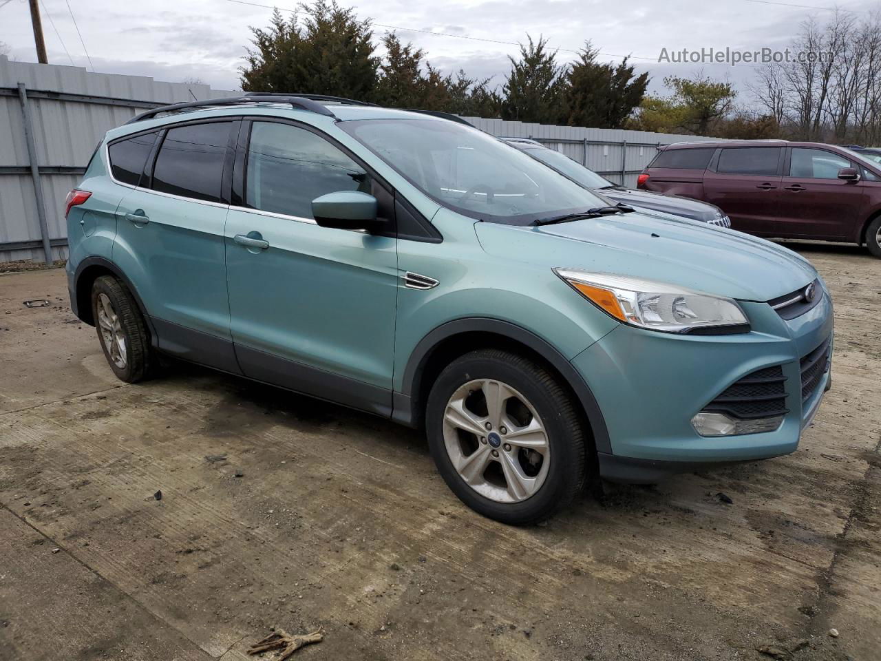 2013 Ford Escape Se Turquoise vin: 1FMCU9G96DUD07063