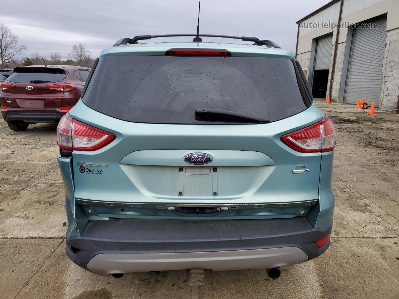 2013 Ford Escape Se Turquoise vin: 1FMCU9G96DUD07063