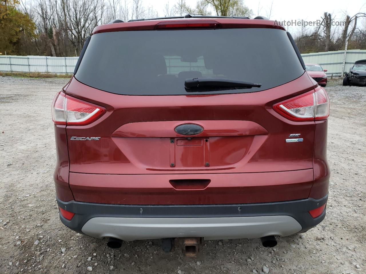 2014 Ford Escape Se Красный vin: 1FMCU9G96EUA03832