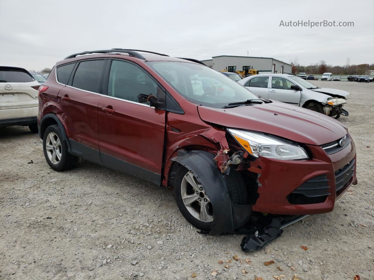 2014 Ford Escape Se Красный vin: 1FMCU9G96EUA03832