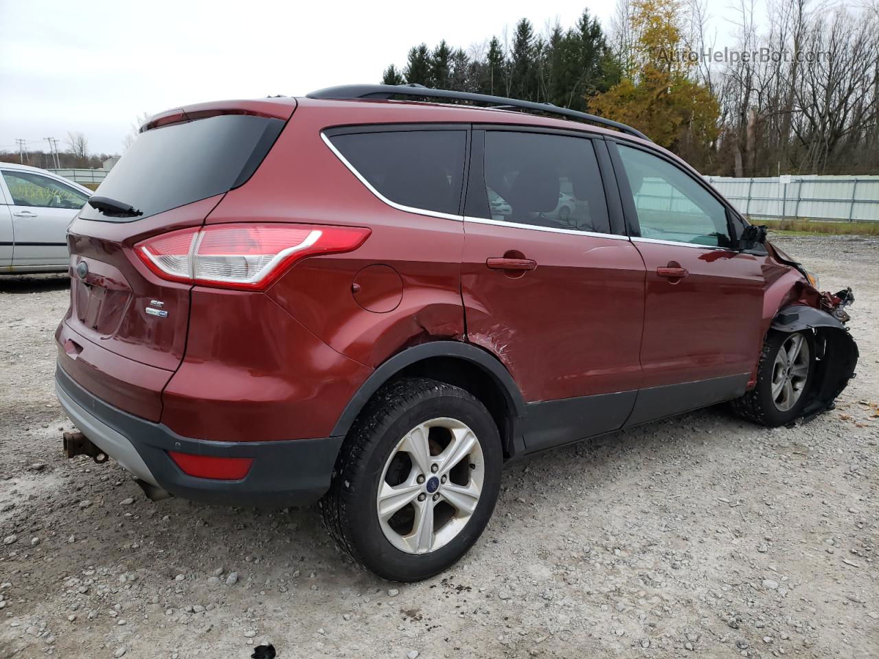 2014 Ford Escape Se Красный vin: 1FMCU9G96EUA03832