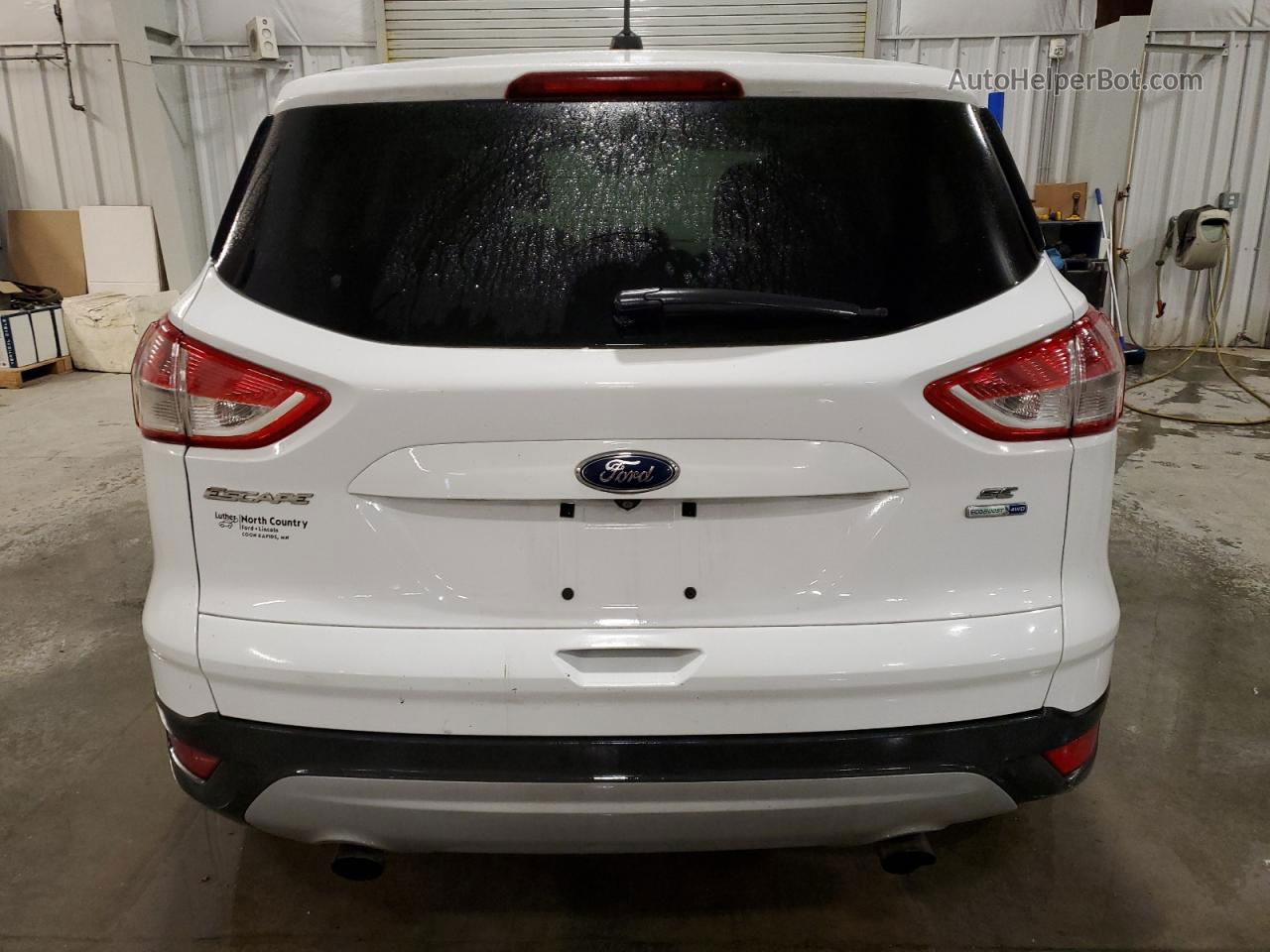 2014 Ford Escape Se White vin: 1FMCU9G96EUA14717