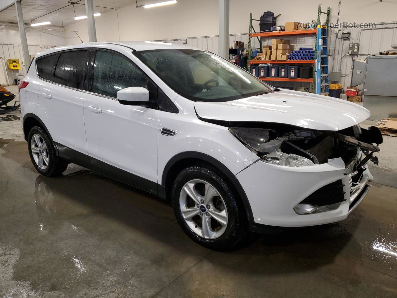 2014 Ford Escape Se White vin: 1FMCU9G96EUA14717