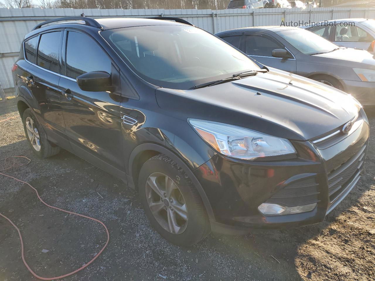 2014 Ford Escape Se Black vin: 1FMCU9G96EUA31789