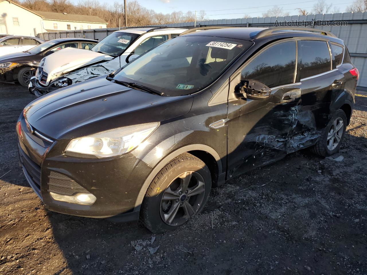 2014 Ford Escape Se Black vin: 1FMCU9G96EUA31789