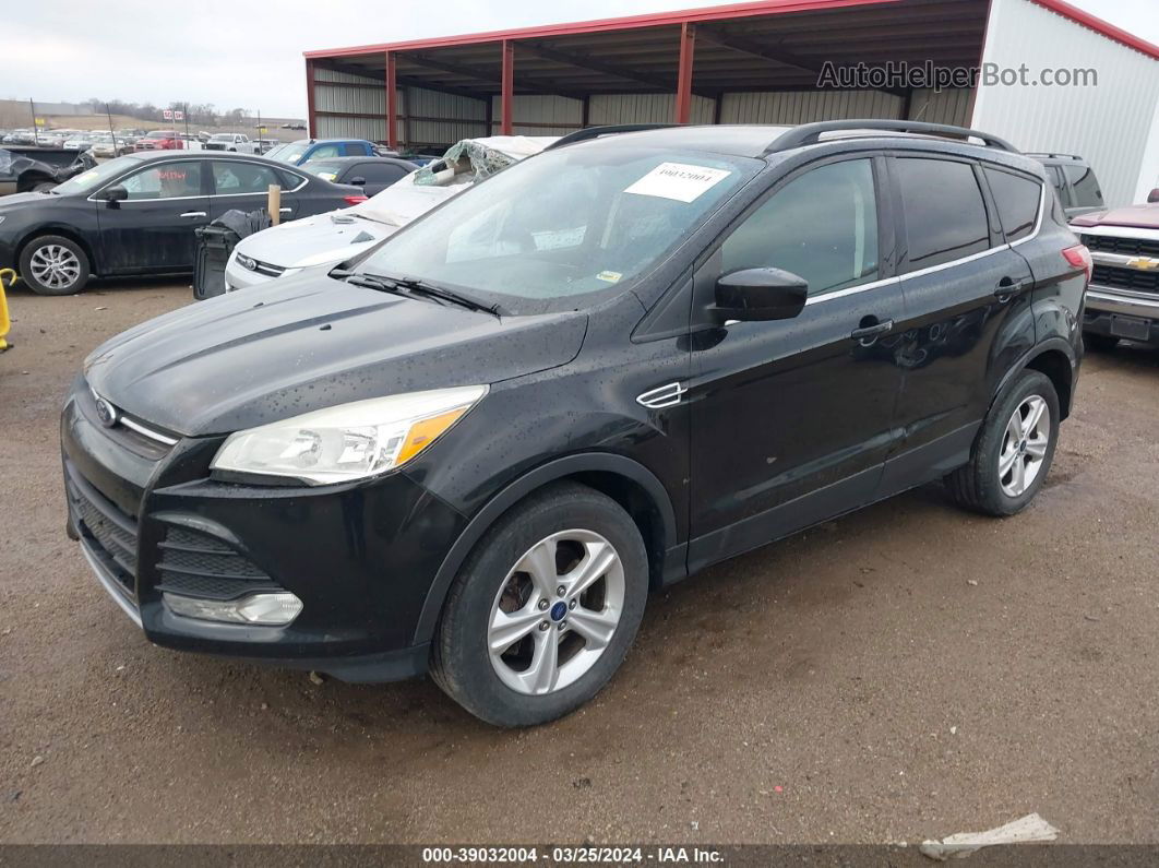 2014 Ford Escape Se Black vin: 1FMCU9G96EUD10515