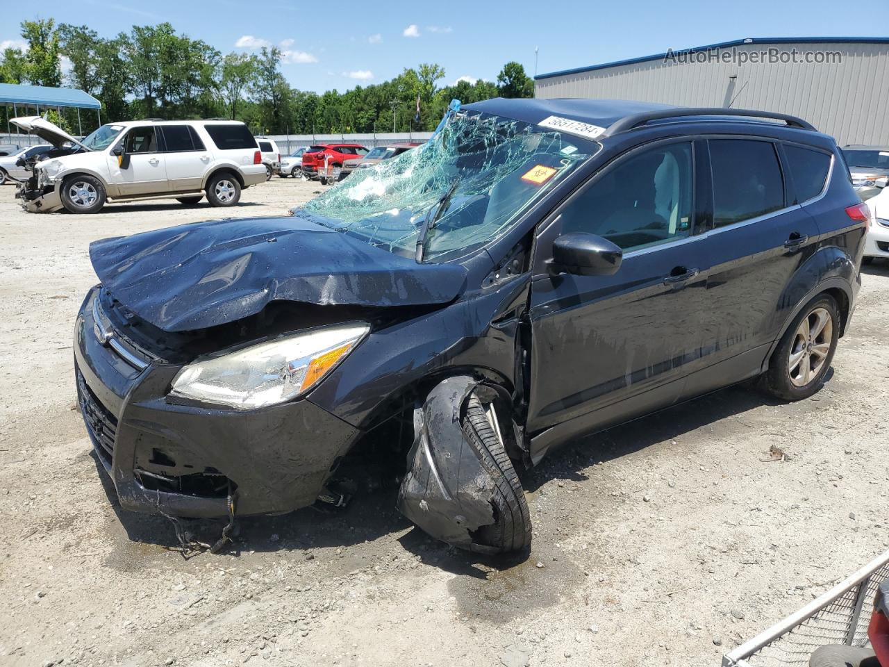 2015 Ford Escape Se Black vin: 1FMCU9G96FUB35989