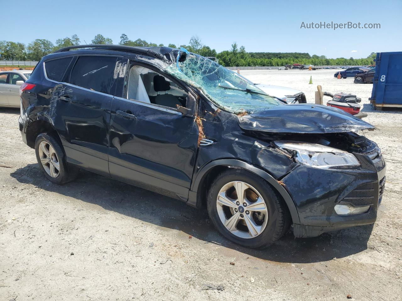 2015 Ford Escape Se Black vin: 1FMCU9G96FUB35989