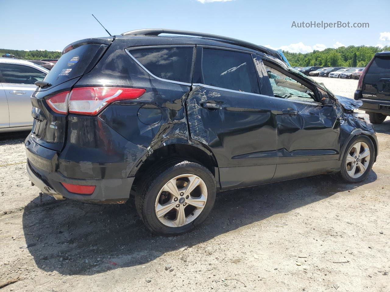 2015 Ford Escape Se Black vin: 1FMCU9G96FUB35989