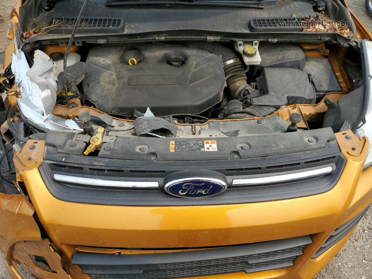 2016 Ford Escape Se Оранжевый vin: 1FMCU9G96GUB94803