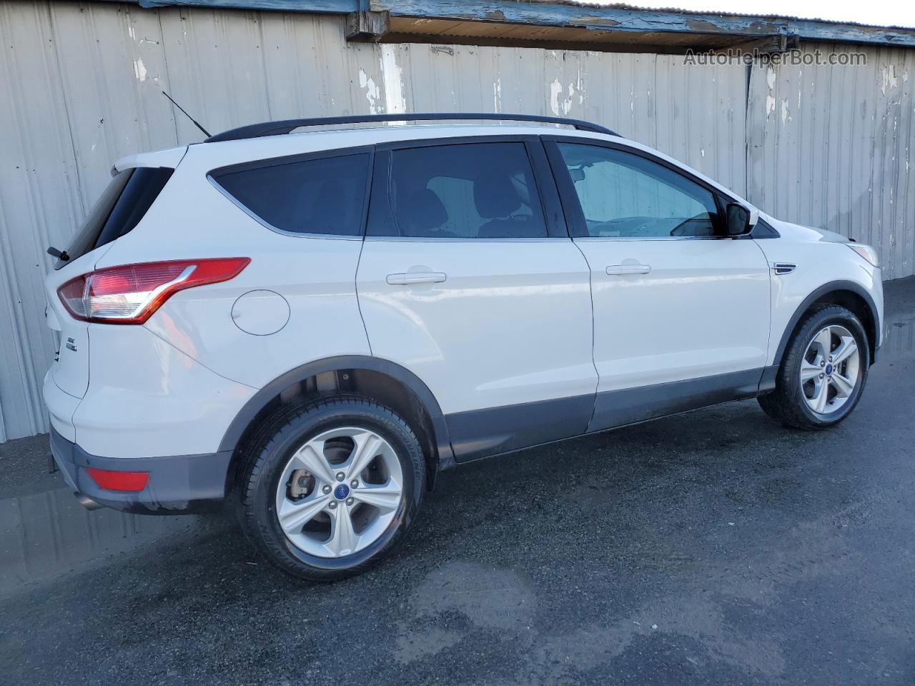 2016 Ford Escape Se White vin: 1FMCU9G96GUC66454