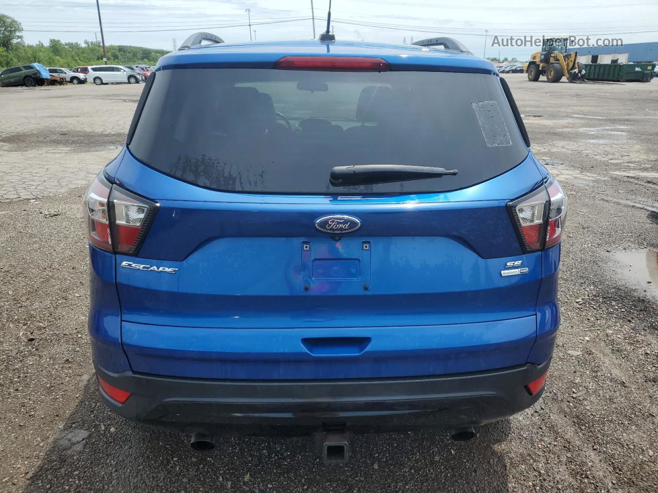 2017 Ford Escape Se Blue vin: 1FMCU9G96HUF10458