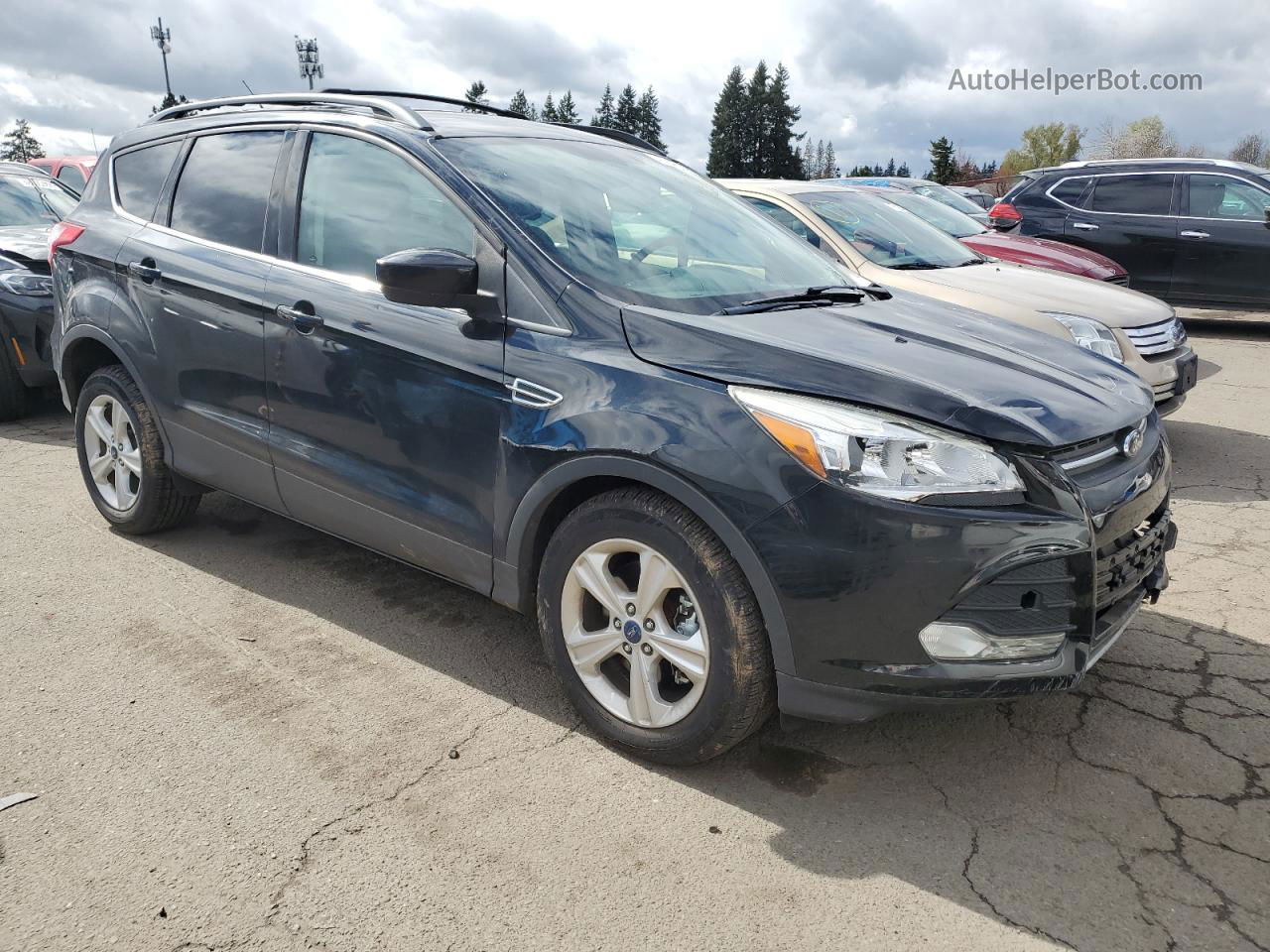 2013 Ford Escape Se Black vin: 1FMCU9G97DUB56220