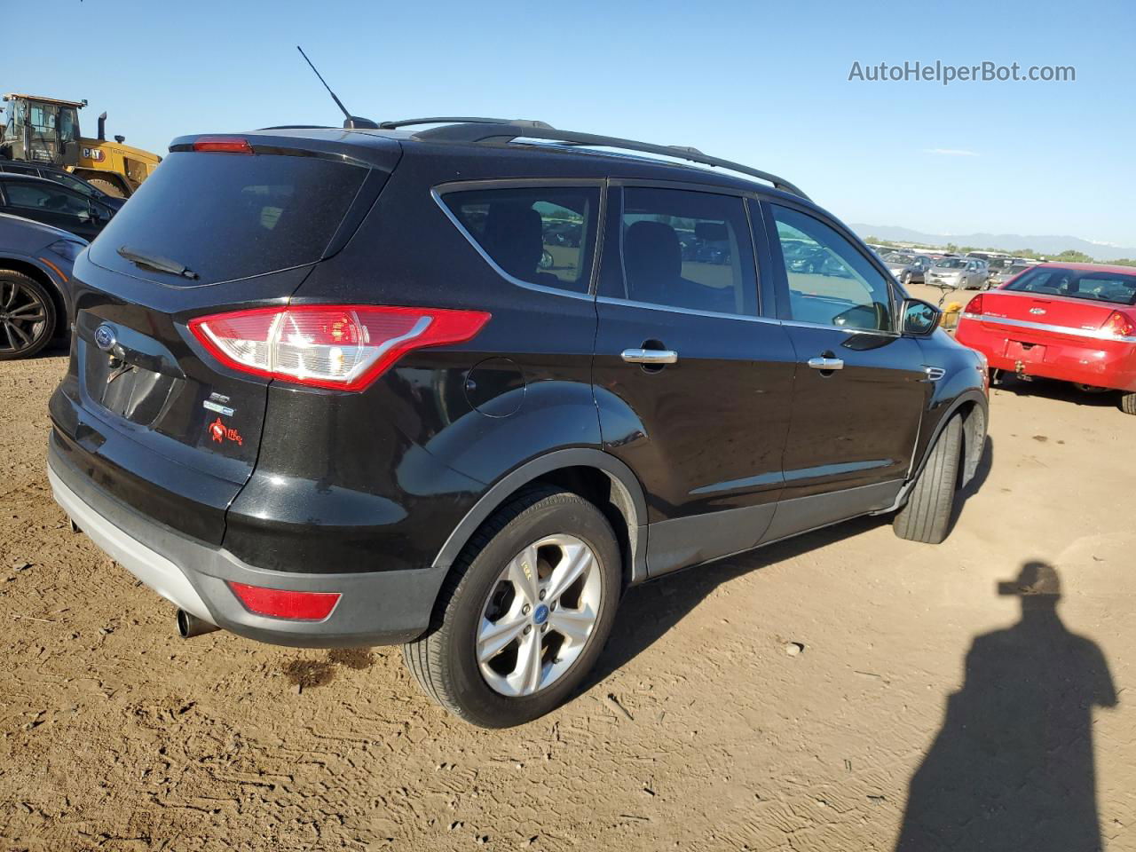 2013 Ford Escape Se Черный vin: 1FMCU9G97DUD19660