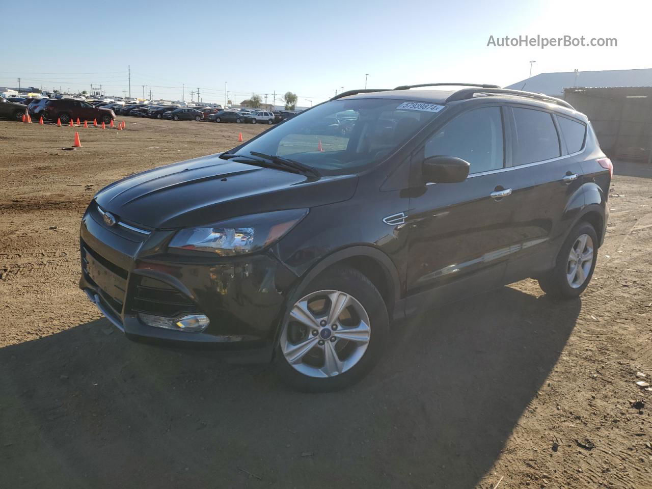 2013 Ford Escape Se Black vin: 1FMCU9G97DUD19660