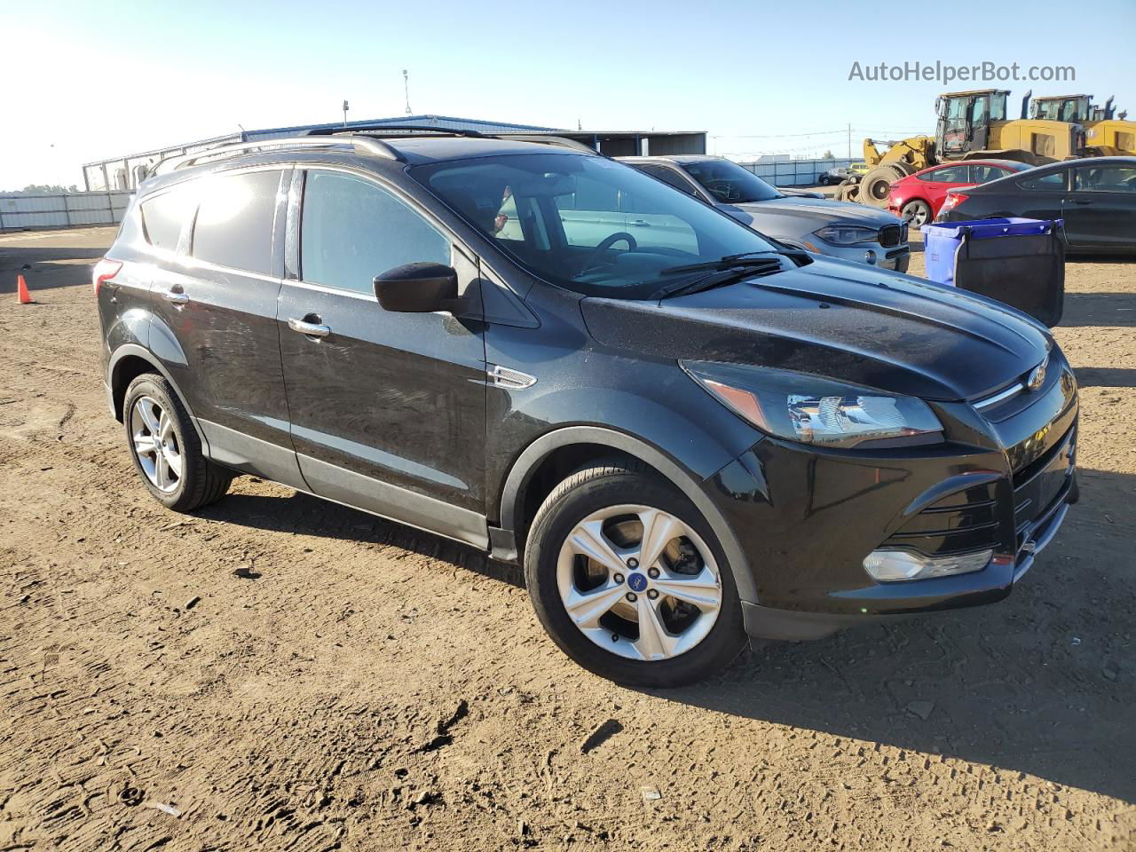 2013 Ford Escape Se Black vin: 1FMCU9G97DUD19660