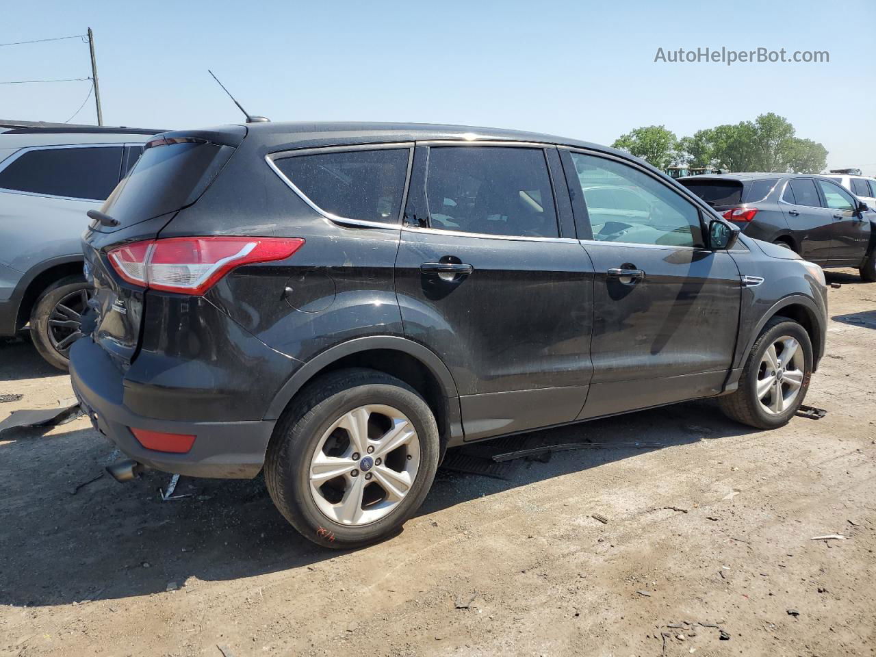 2014 Ford Escape Se Черный vin: 1FMCU9G97EUA15181