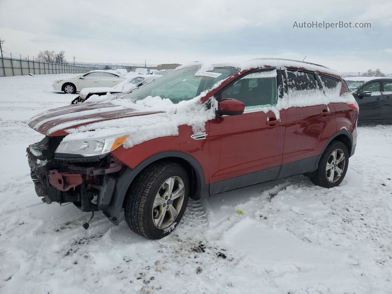 2014 Ford Escape Se Красный vin: 1FMCU9G97EUB98579