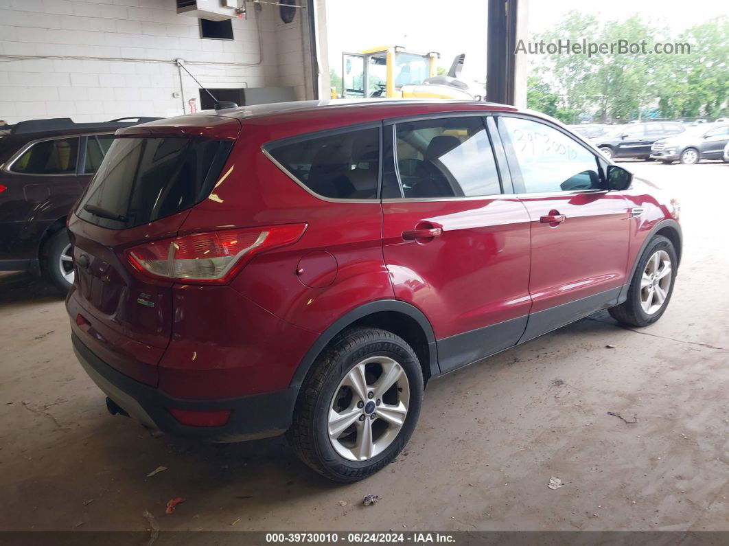 2014 Ford Escape Se Red vin: 1FMCU9G97EUC70168