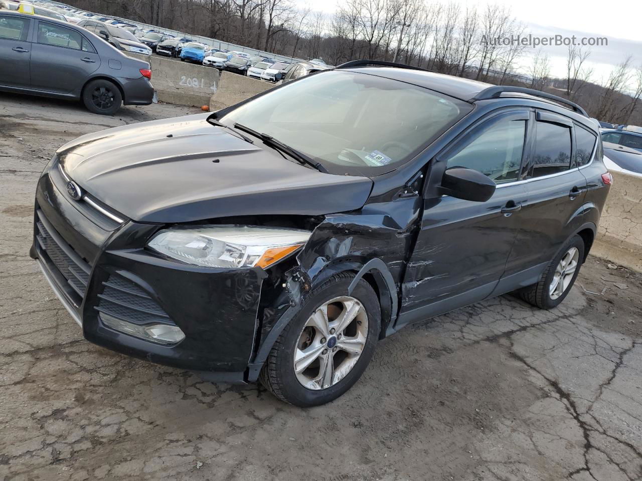 2014 Ford Escape Se Black vin: 1FMCU9G97EUD84087