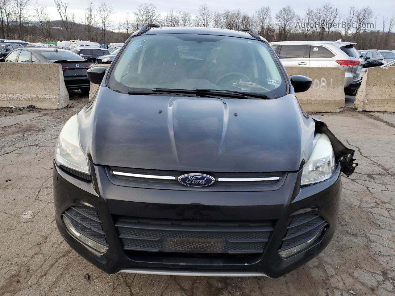 2014 Ford Escape Se Black vin: 1FMCU9G97EUD84087