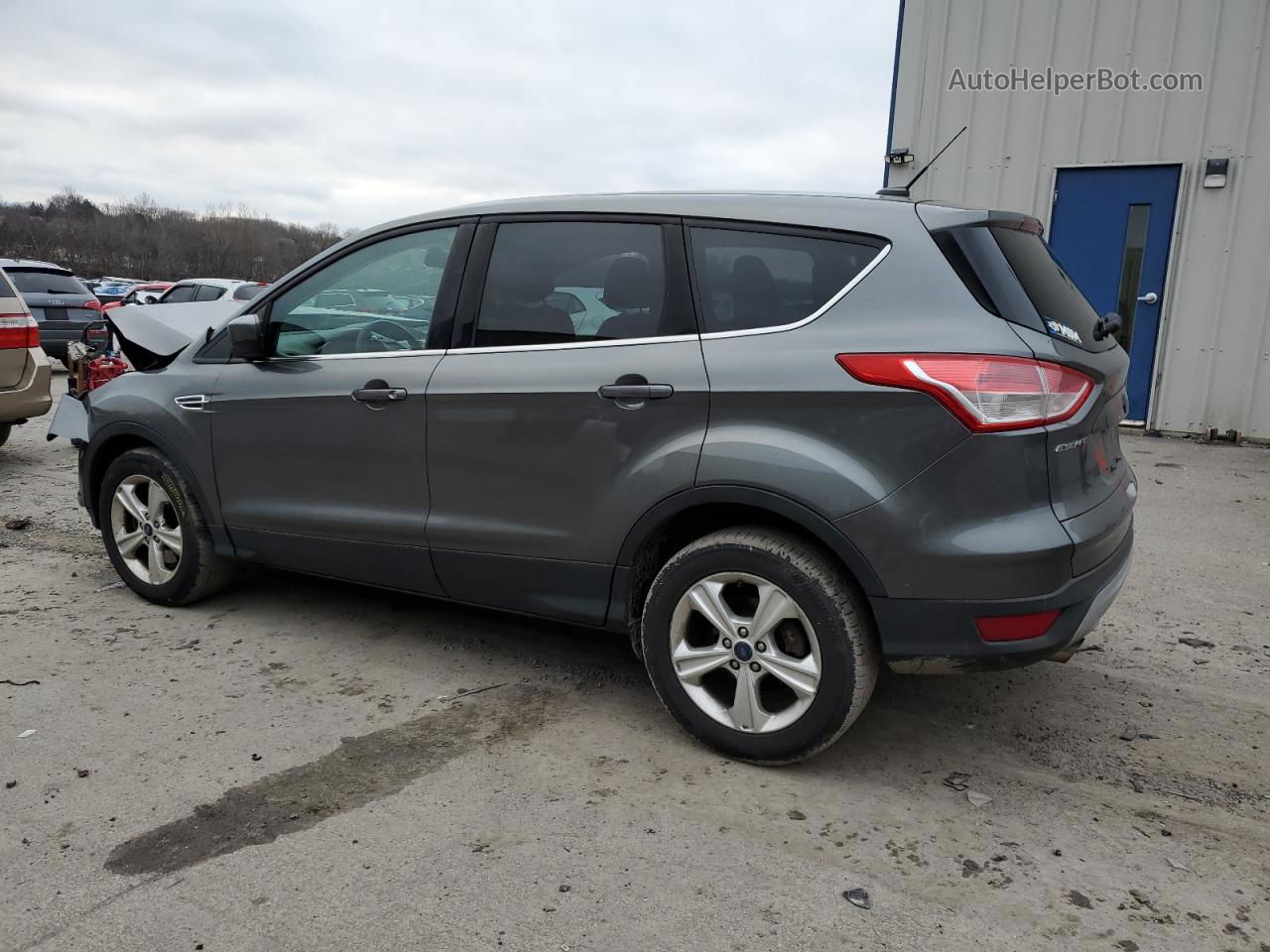 2014 Ford Escape Se Gray vin: 1FMCU9G97EUE22627