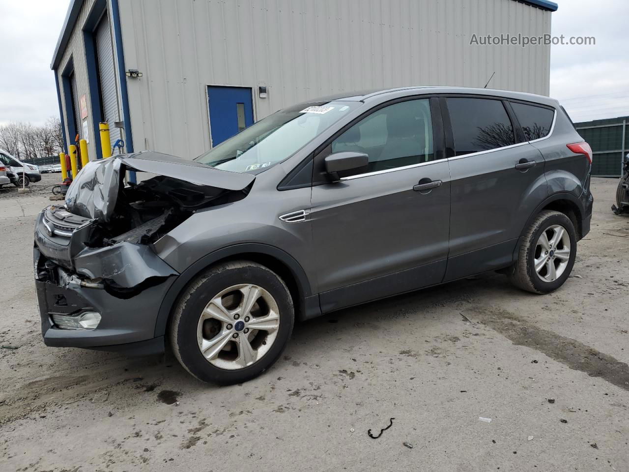 2014 Ford Escape Se Gray vin: 1FMCU9G97EUE22627