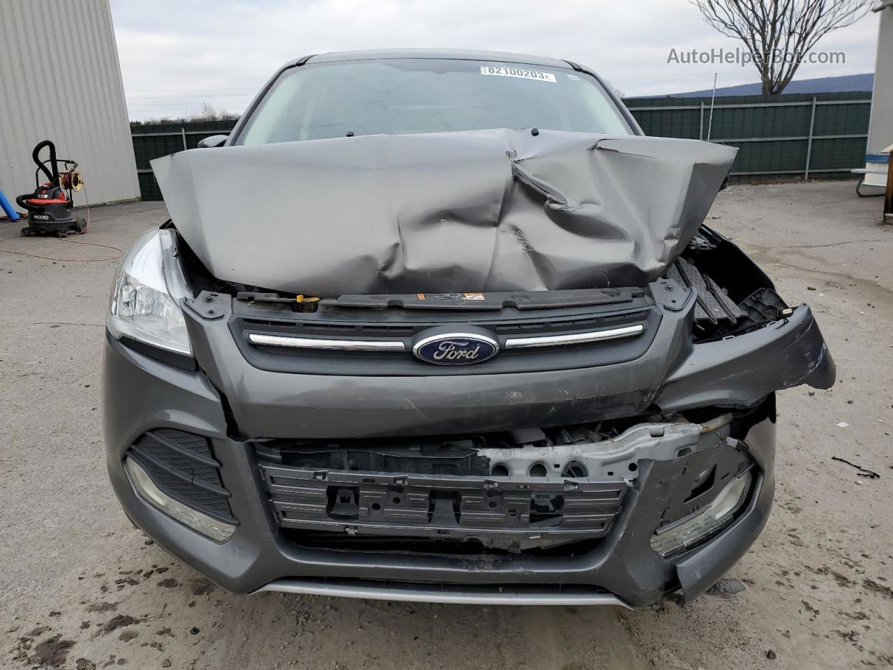 2014 Ford Escape Se Gray vin: 1FMCU9G97EUE22627