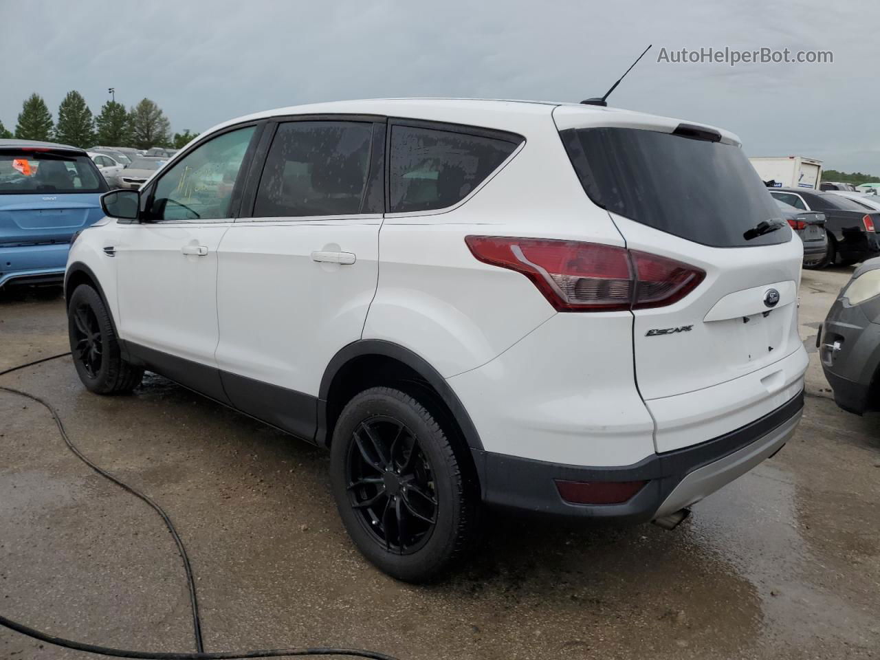 2015 Ford Escape Se White vin: 1FMCU9G97FUB38786