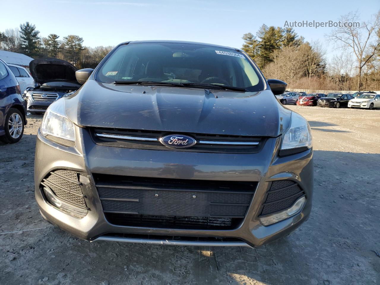 2015 Ford Escape Se Gray vin: 1FMCU9G97FUC09856