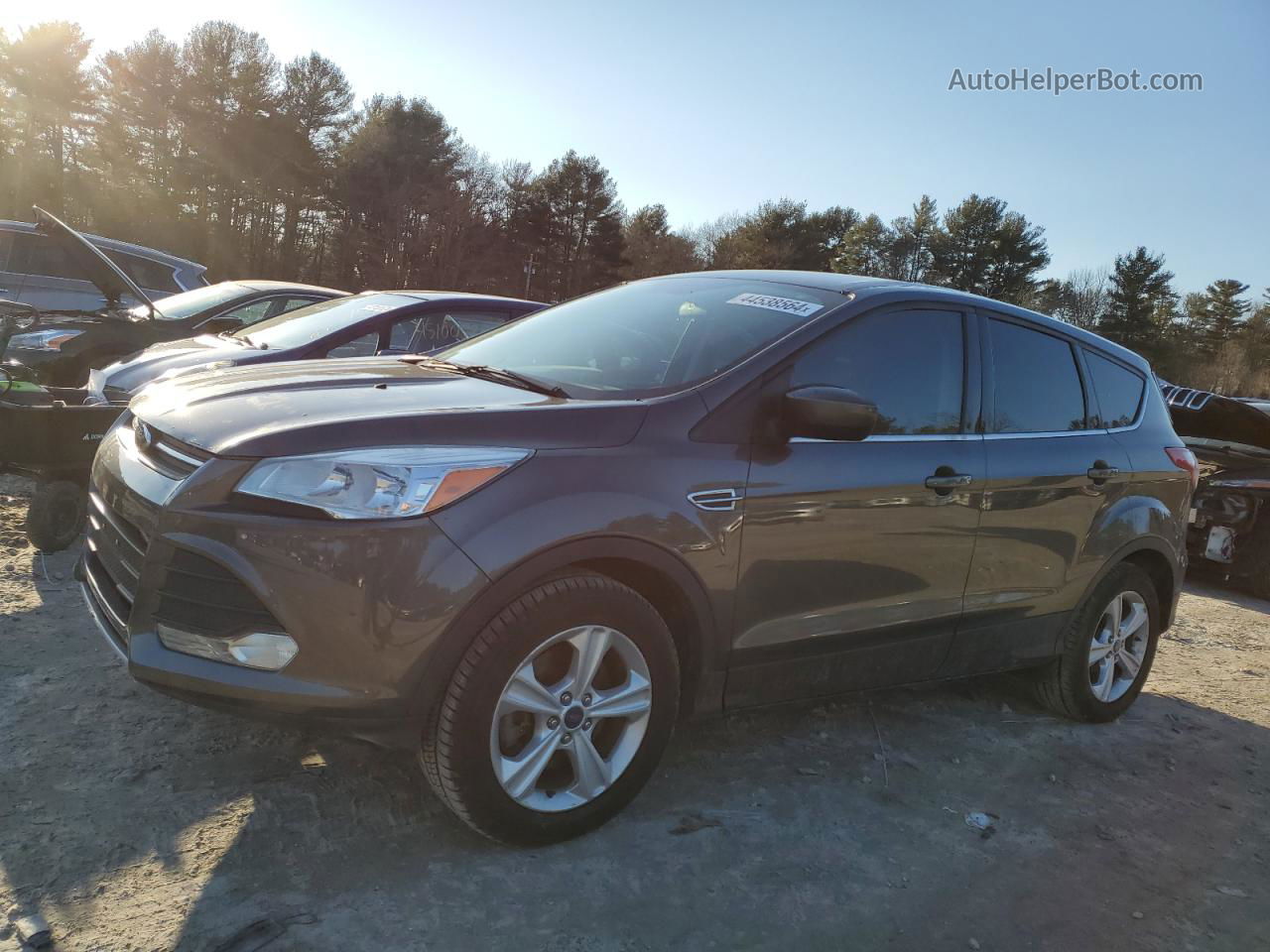 2015 Ford Escape Se Gray vin: 1FMCU9G97FUC09856