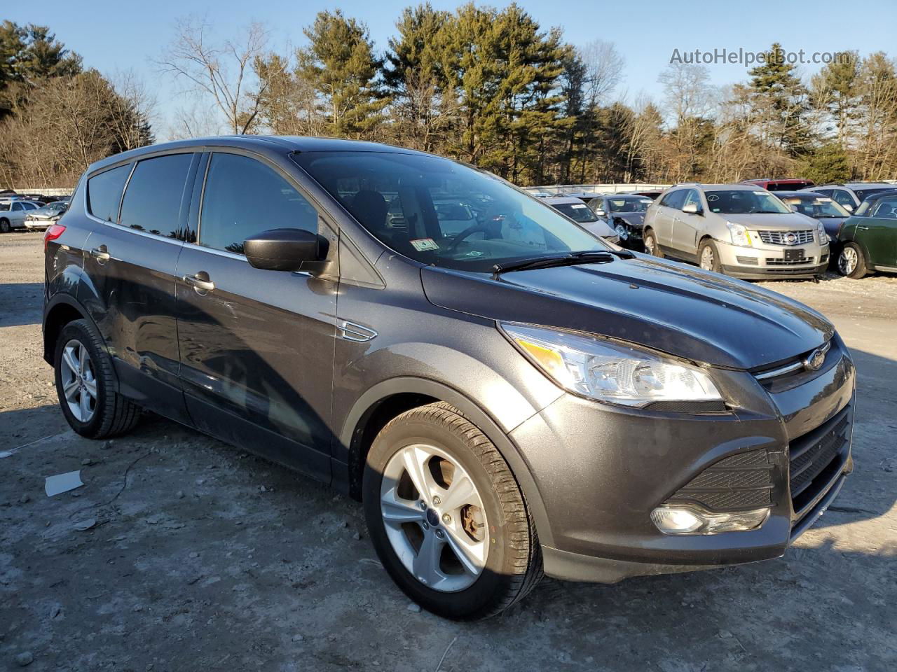 2015 Ford Escape Se Gray vin: 1FMCU9G97FUC09856