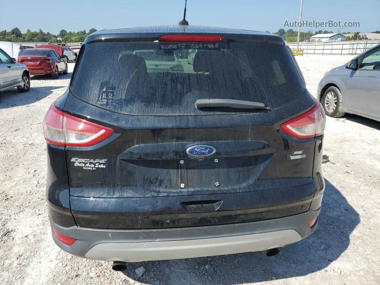 2016 Ford Escape Se Черный vin: 1FMCU9G97GUB74172