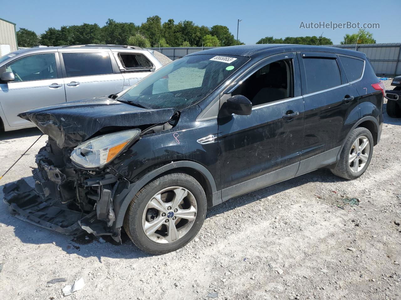 2016 Ford Escape Se Черный vin: 1FMCU9G97GUB74172