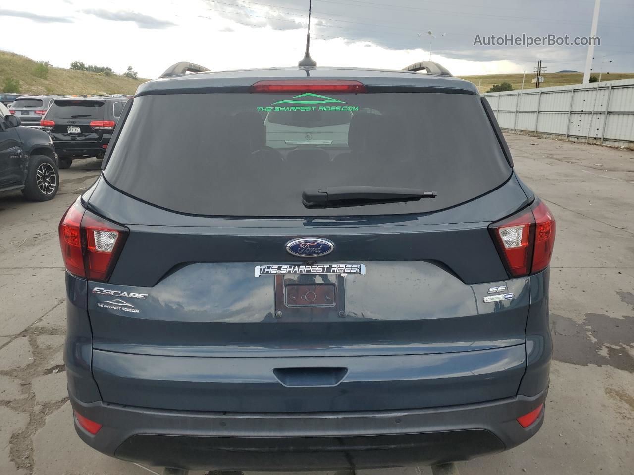 2019 Ford Escape Se Blue vin: 1FMCU9G97KUB80255