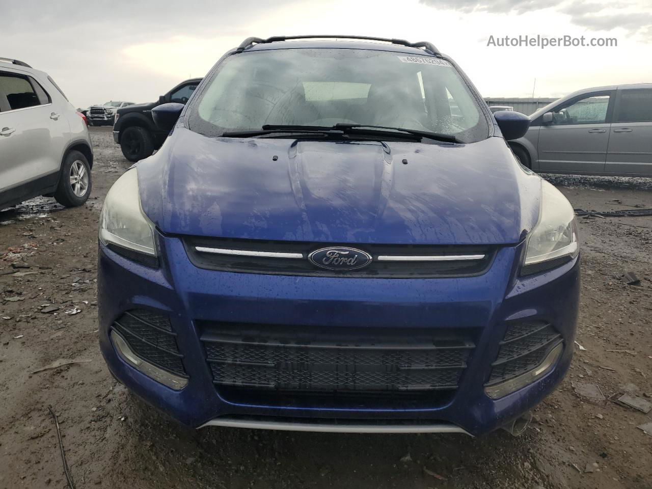 2013 Ford Escape Se Blue vin: 1FMCU9G98DUB62317