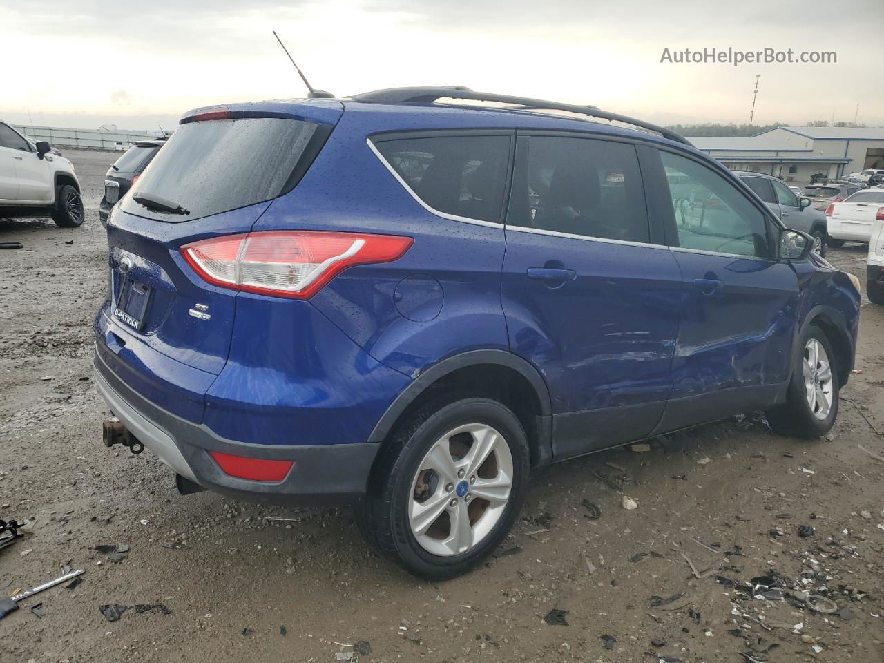 2013 Ford Escape Se Blue vin: 1FMCU9G98DUB62317