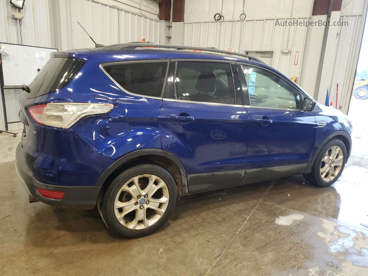 2013 Ford Escape Se Blue vin: 1FMCU9G98DUC10513