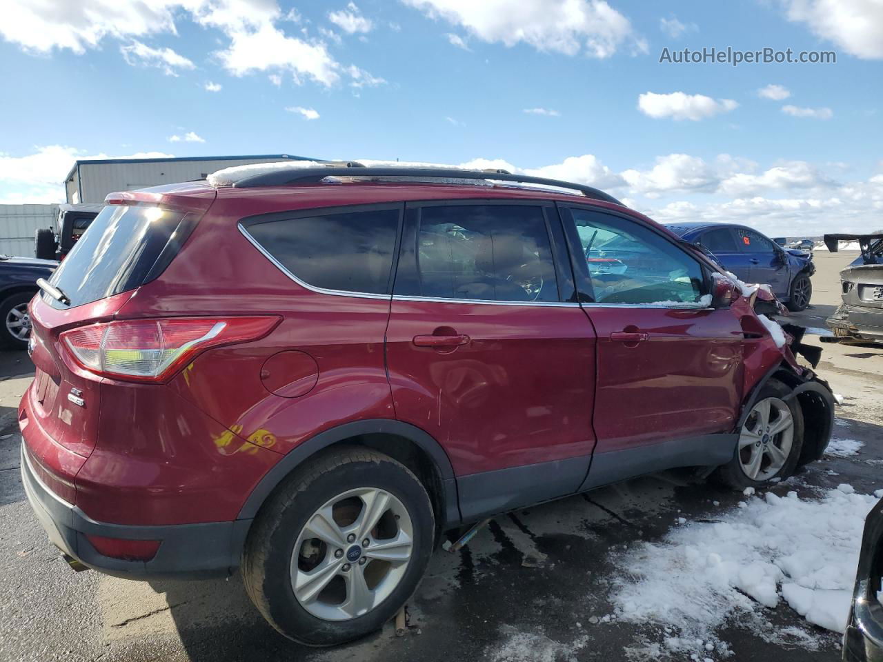 2013 Ford Escape Se Red vin: 1FMCU9G98DUD88437