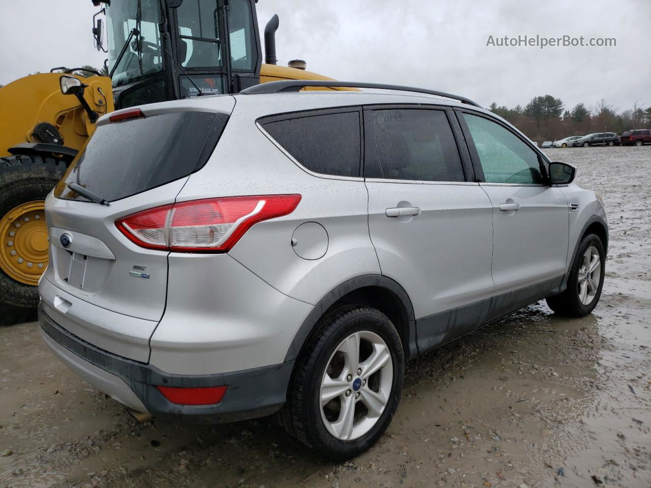 2014 Ford Escape Se Silver vin: 1FMCU9G98EUB68023