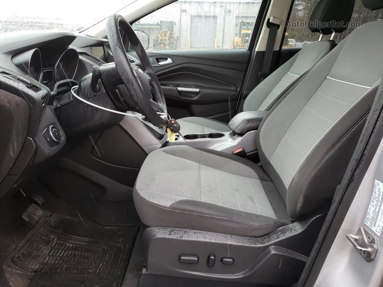 2014 Ford Escape Se Silver vin: 1FMCU9G98EUB68023