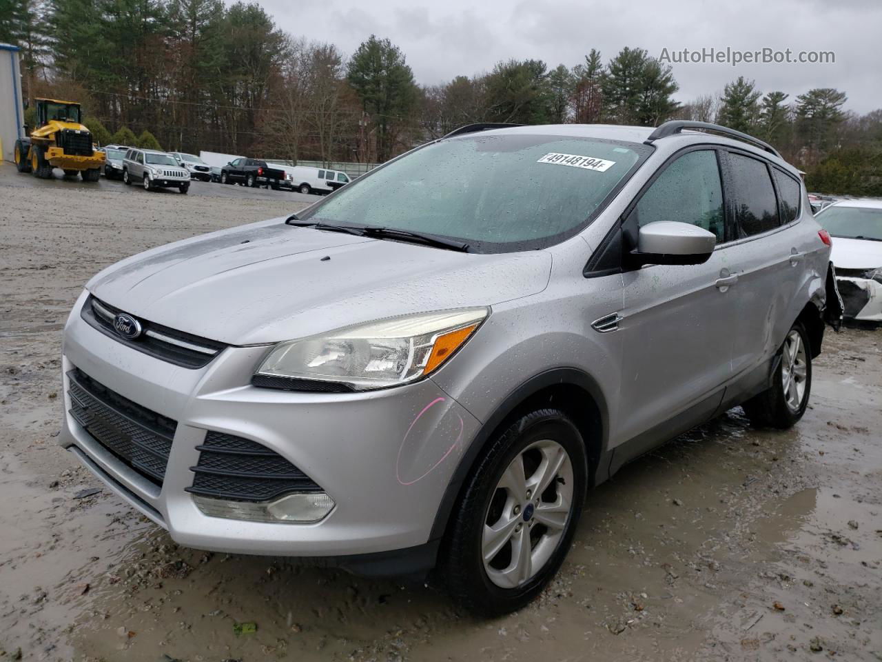 2014 Ford Escape Se Серебряный vin: 1FMCU9G98EUB68023