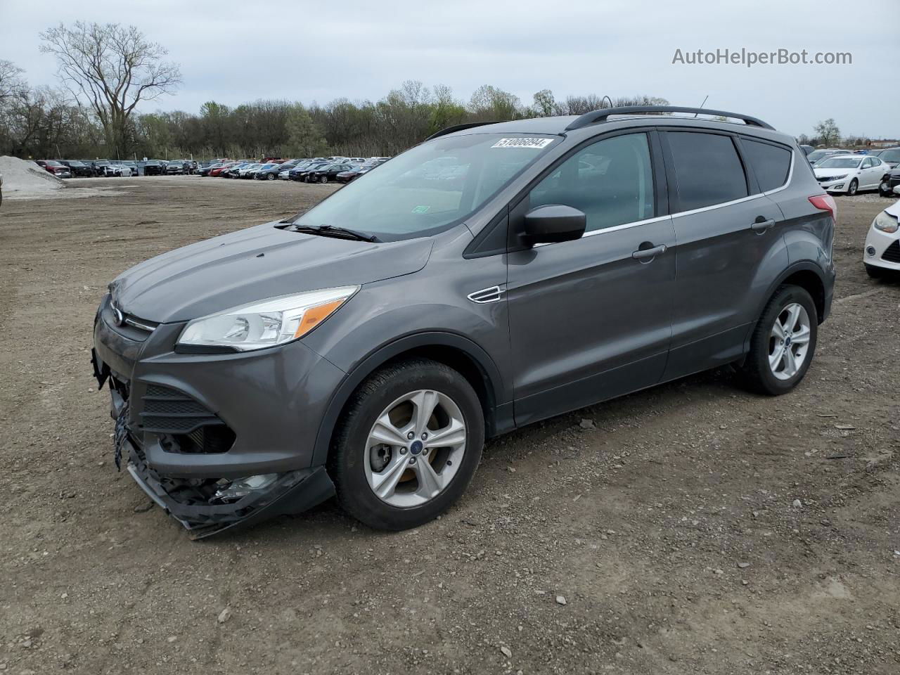 2014 Ford Escape Se Gray vin: 1FMCU9G98EUB80334