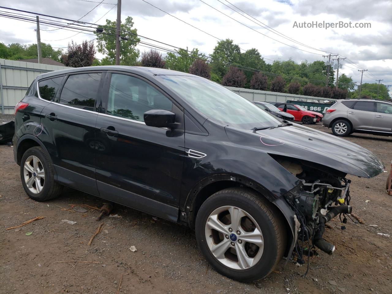 2014 Ford Escape Se Черный vin: 1FMCU9G98EUB91334