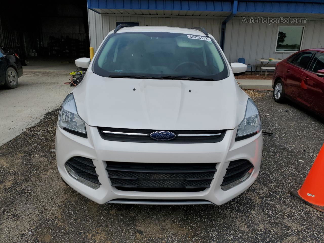 2014 Ford Escape Se White vin: 1FMCU9G98EUD02304