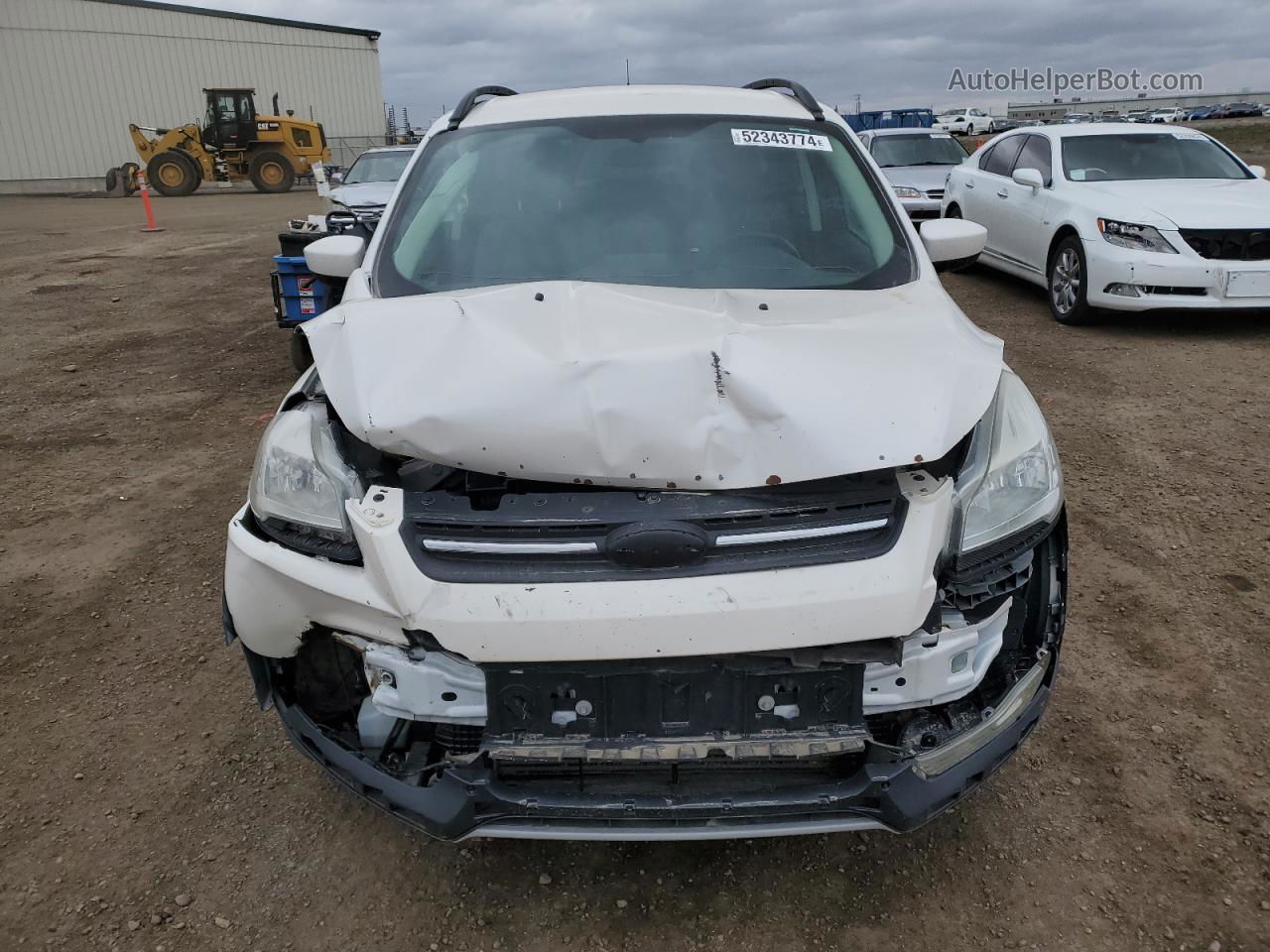 2014 Ford Escape Se Белый vin: 1FMCU9G98EUD04795